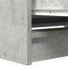 Szafka RTV Betonowa Szara 80x35x54 cm Drewno klejone