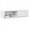 Szafki pod TV 2 szt. Białe 100x31x25,5 cm Drewno klejone