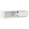 Szafki pod TV 2 szt. Białe 100x31x25,5 cm Drewno klejone