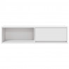 Szafki pod TV 2 szt. Białe 100x31x25,5 cm Drewno klejone