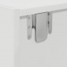 Szafki pod TV 2 szt. Białe 100x31x25,5 cm Drewno klejone