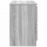 Szafka RTV Szara Sonoma 80x35x54 cm Drewno klejone