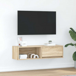 Szafka RTV Sonoma Oak 100x31x25,5 cm Drewno klejone