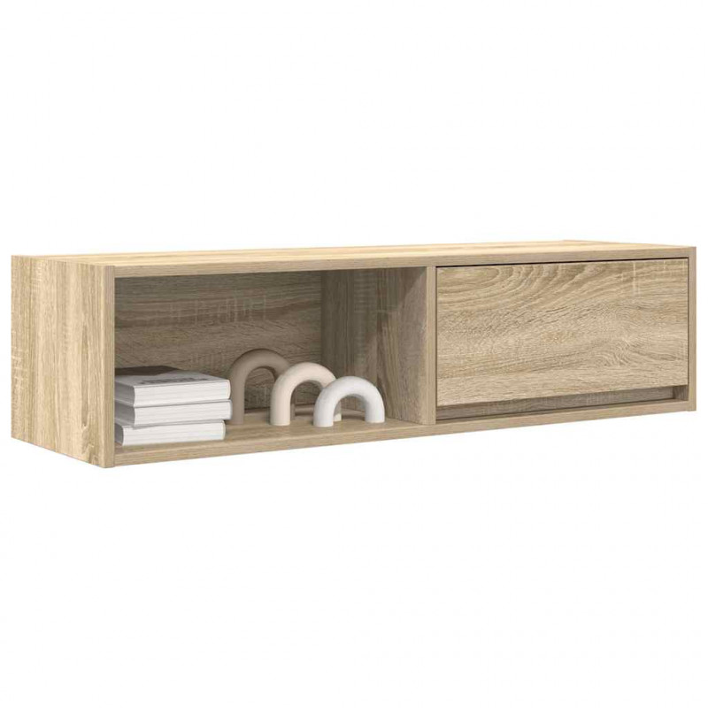 Szafka RTV Sonoma Oak 100x31x25,5 cm Drewno klejone