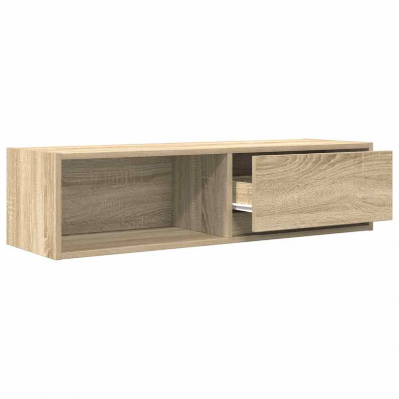 Szafka RTV Sonoma Oak 100x31x25,5 cm Drewno klejone