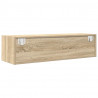 Szafka RTV Sonoma Oak 100x31x25,5 cm Drewno klejone