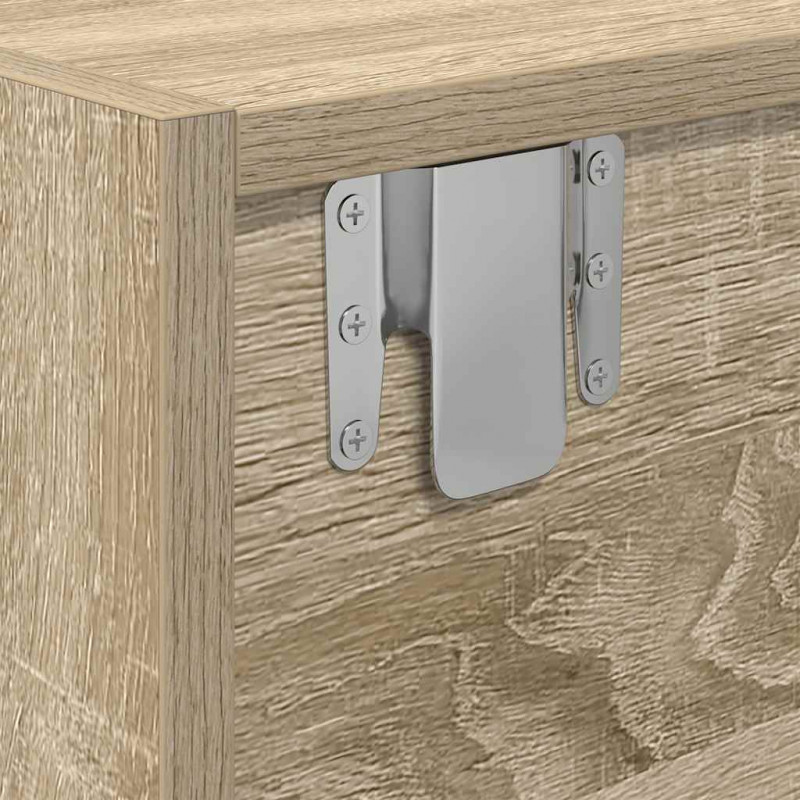 Szafka RTV Sonoma Oak 100x31x25,5 cm Drewno klejone