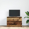 Szafka RTV Stare drewno 80x35x54 cm Drewno klejone