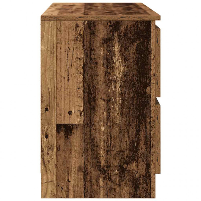 Szafka RTV Stare drewno 80x35x54 cm Drewno klejone