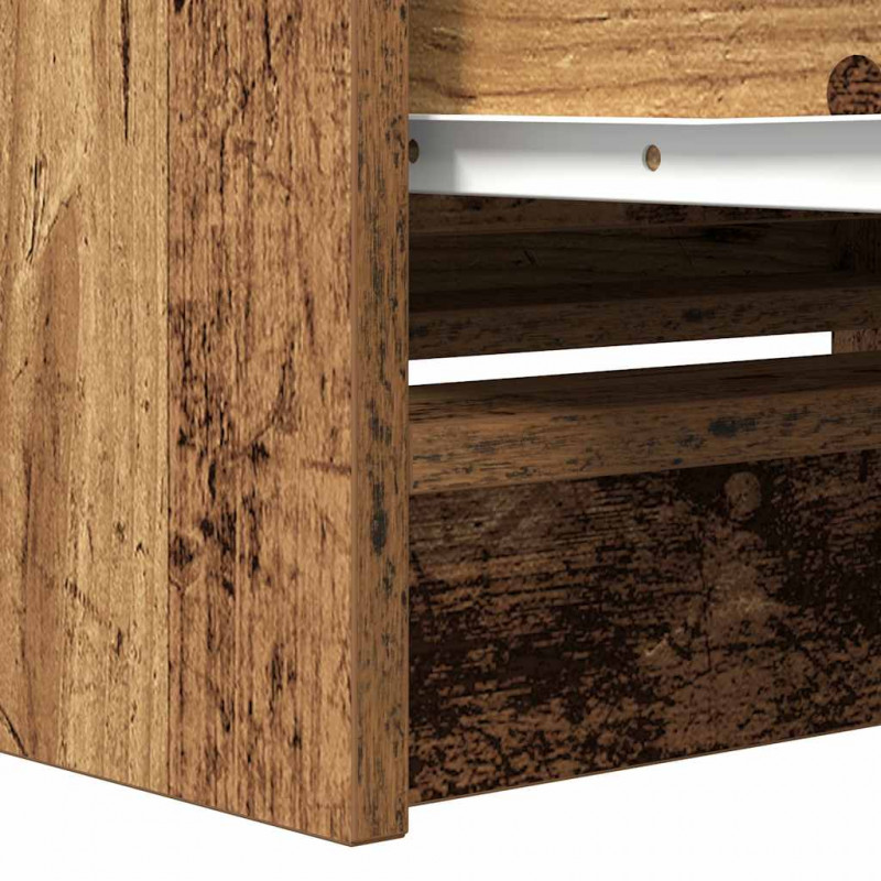 Szafka RTV Stare drewno 80x35x54 cm Drewno klejone