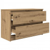 Szafka RTV Artisan Oak 80x35x54 cm Drewno klejone