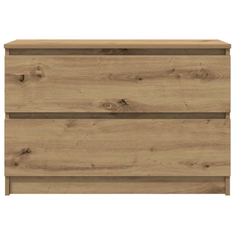 Szafka RTV Artisan Oak 80x35x54 cm Drewno klejone