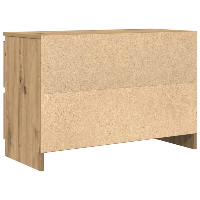 Szafka RTV Artisan Oak 80x35x54 cm Drewno klejone