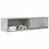 Szafki RTV 2 szt. Beton Szary 100x31x25,5 cm Drewno klejone