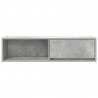 Szafki RTV 2 szt. Beton Szary 100x31x25,5 cm Drewno klejone