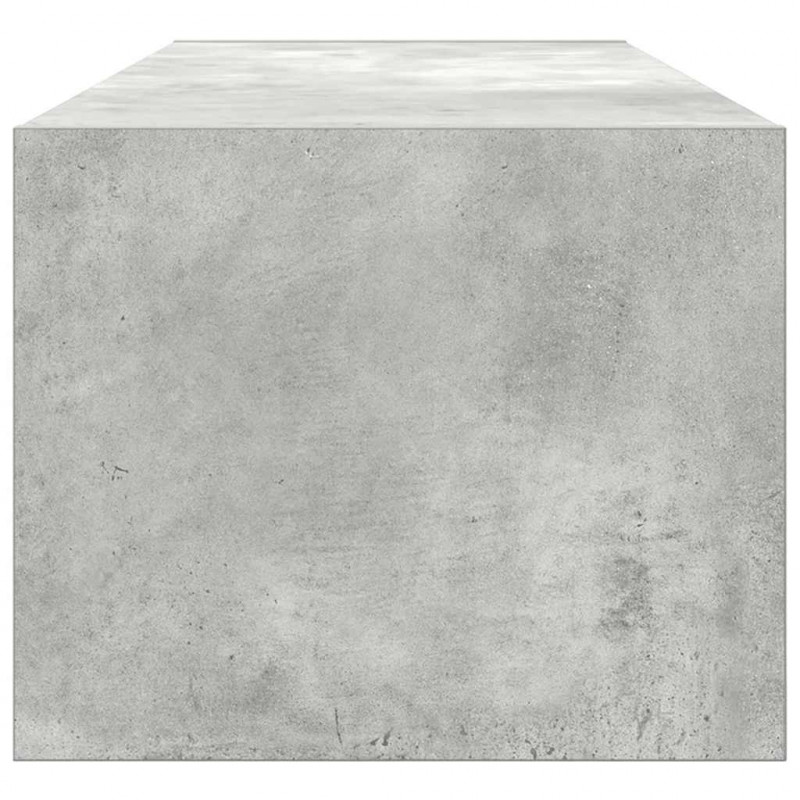 Szafki RTV 2 szt. Beton Szary 100x31x25,5 cm Drewno klejone
