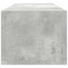 Szafki RTV 2 szt. Beton Szary 100x31x25,5 cm Drewno klejone