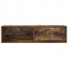 Szafka RTV Dąb wędzony 100x31x25,5 cm Drewno klejone