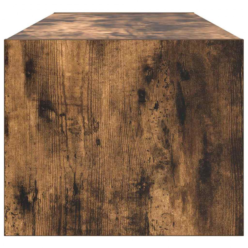 Szafka RTV Dąb wędzony 100x31x25,5 cm Drewno klejone