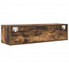 Szafka RTV Dąb wędzony 100x31x25,5 cm Drewno klejone