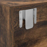 Szafka RTV Dąb wędzony 100x31x25,5 cm Drewno klejone