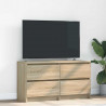 Szafka RTV Sonoma Oak 100x35x54 cm Drewno klejone