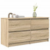 Szafka RTV Sonoma Oak 100x35x54 cm Drewno klejone