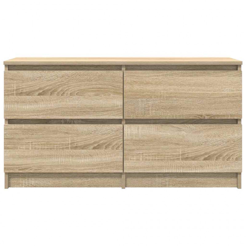 Szafka RTV Sonoma Oak 100x35x54 cm Drewno klejone