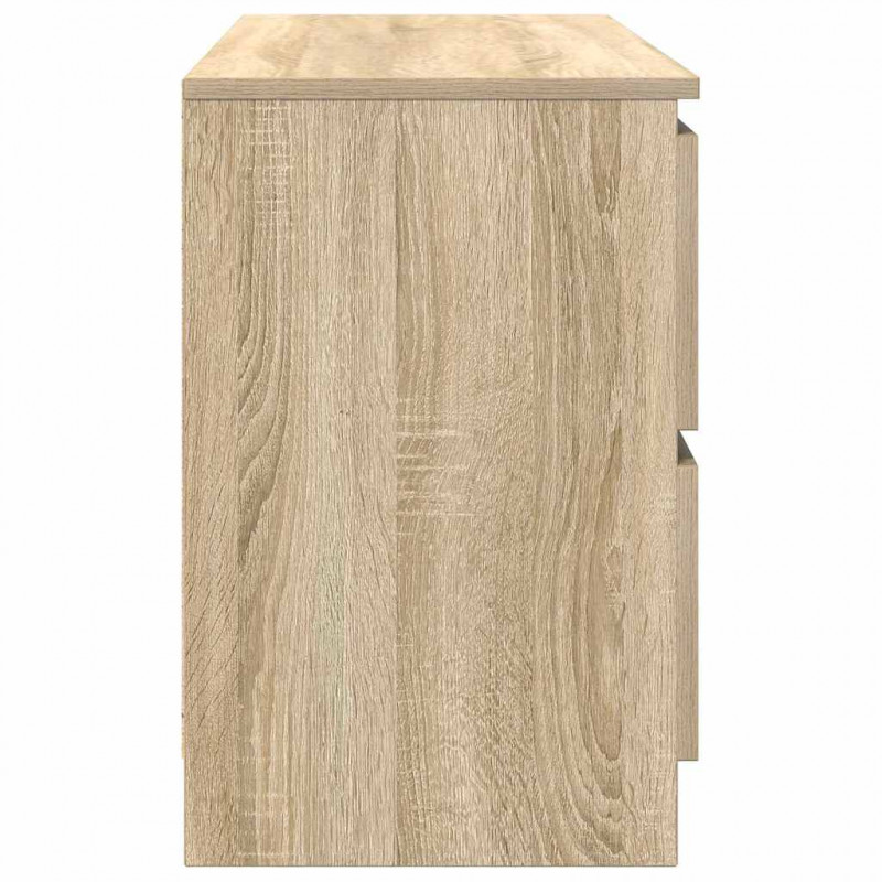 Szafka RTV Sonoma Oak 100x35x54 cm Drewno klejone