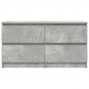 Szafka RTV Beton Szary 100x35x54 cm Drewno klejone