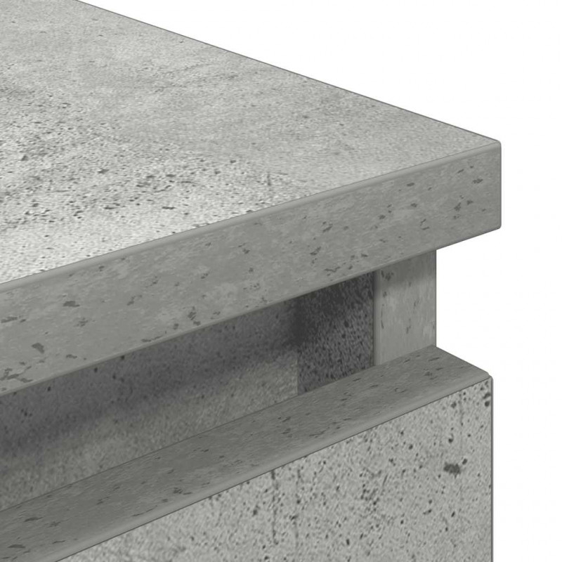 Szafka RTV Beton Szary 100x35x54 cm Drewno klejone