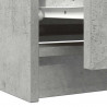 Szafka RTV Beton Szary 100x35x54 cm Drewno klejone