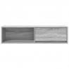 Szafka RTV Szara Sonoma 100x31x25,5 cm Drewno klejone