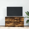 Szafka RTV Dąb wędzony 100x35x54 cm Drewno klejone