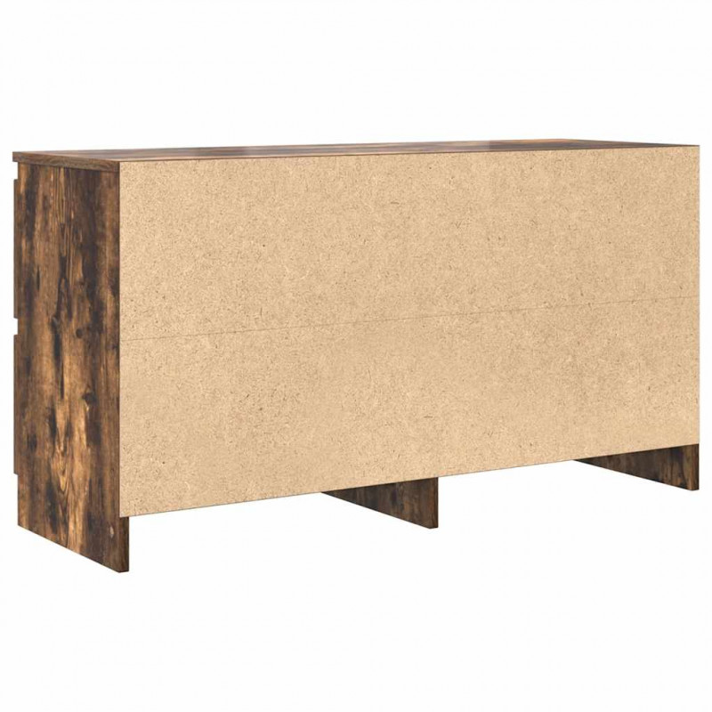 Szafka RTV Dąb wędzony 100x35x54 cm Drewno klejone