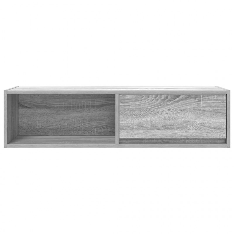 Szafki RTV 2 szt. Szary Sonoma 100x31x25,5 cm Drewno klejone