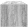 Szafki RTV 2 szt. Szary Sonoma 100x31x25,5 cm Drewno klejone