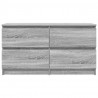Szafka RTV Szara Sonoma 100x35x54 cm Drewno klejone