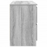 Szafka RTV Szara Sonoma 100x35x54 cm Drewno klejone