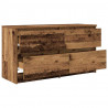 Szafka RTV Stare drewno 100x35x54 cm Drewno klejone