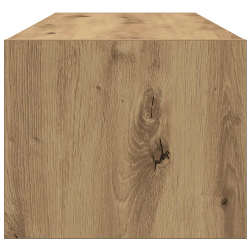 Szafki RTV 2 szt. Dąb Artisan 100x31x25,5 cm Drewno klejone