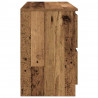 Szafka RTV Stare drewno 100x35x54 cm Drewno klejone
