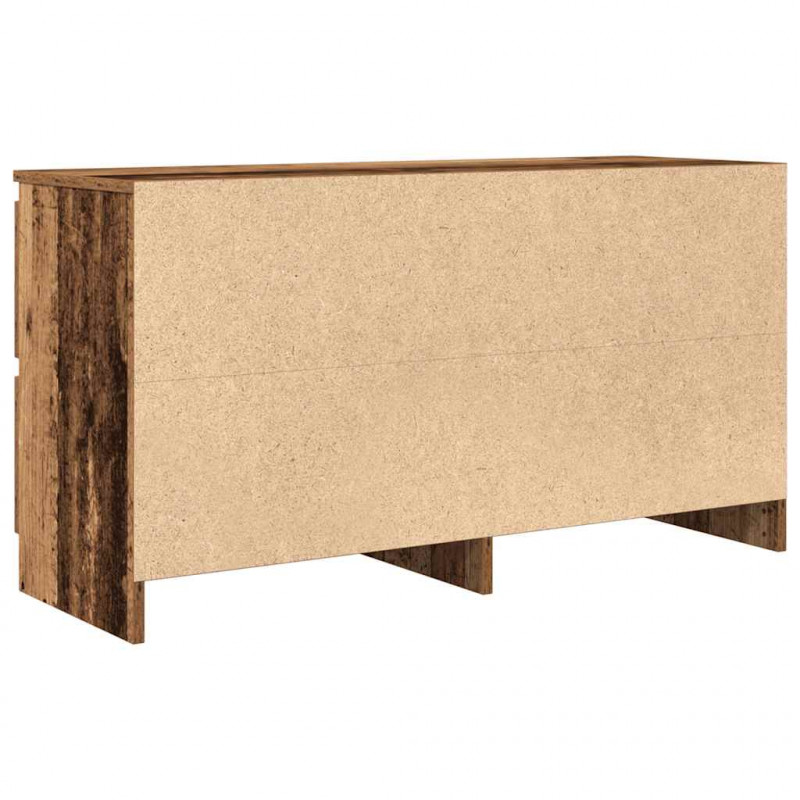 Szafka RTV Stare drewno 100x35x54 cm Drewno klejone