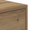 Szafki RTV 2 szt. Dąb Artisan 100x31x25,5 cm Drewno klejone