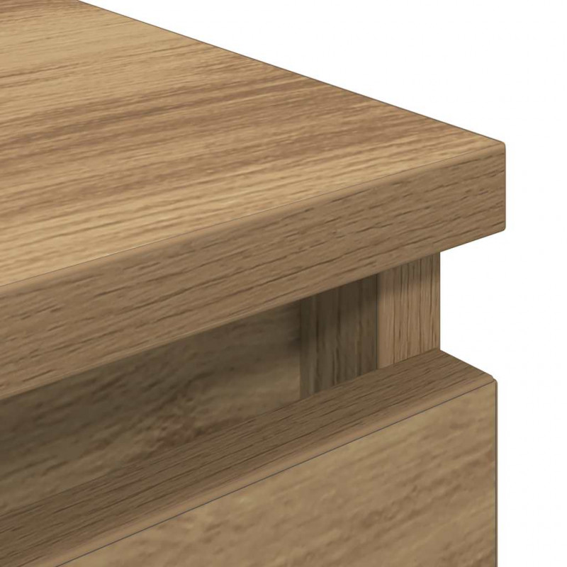 Szafka RTV Artisan Oak 100x35x54 cm Drewno klejone