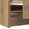 Szafka RTV Artisan Oak 100x35x54 cm Drewno klejone