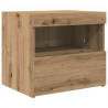Szafka Nocna z szufladą 2 pcs Dąb rzemieślniczy 50 x 40 x 45 cm