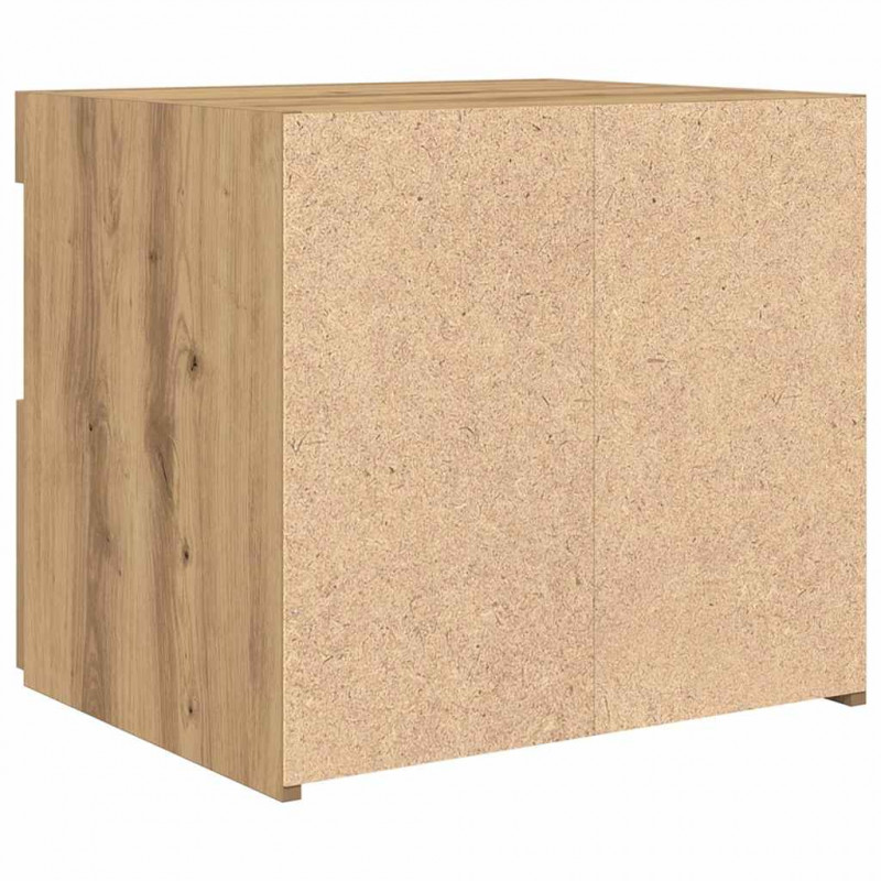 Szafka Nocna z szufladą 2 pcs Dąb rzemieślniczy 50 x 40 x 45 cm