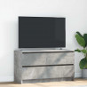 Szafka RTV Beton Szary 100x35x54 cm Drewno klejone