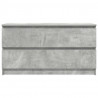 Szafka RTV Beton Szary 100x35x54 cm Drewno klejone